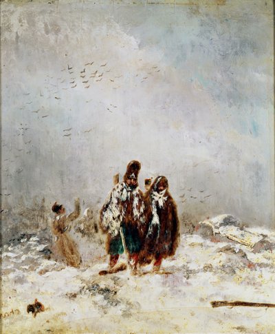 The Retreat from Russia by Nicolas Toussaint Charlet